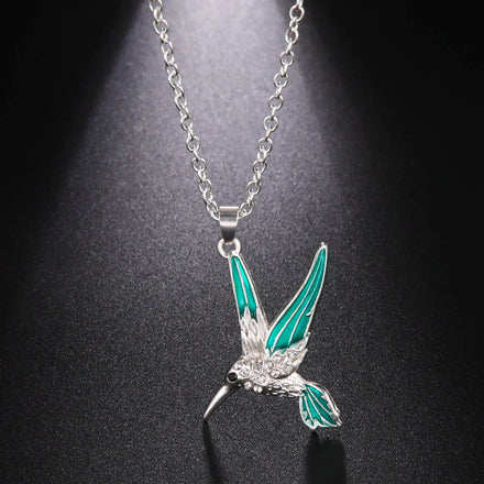 Crystal Kingfisher Turtle Owl Zircon Animal Necklace Fashion Jewelry Necklaces for Woman Men