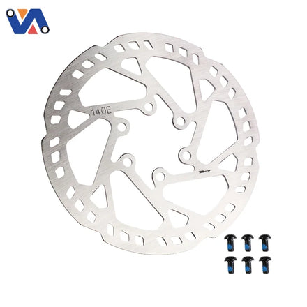 New Image Original 140mm Brake Disc for Kugoo Kukirin G3 Pro Electric Scooter 6 Holes Brake Caliper Disc with Screws