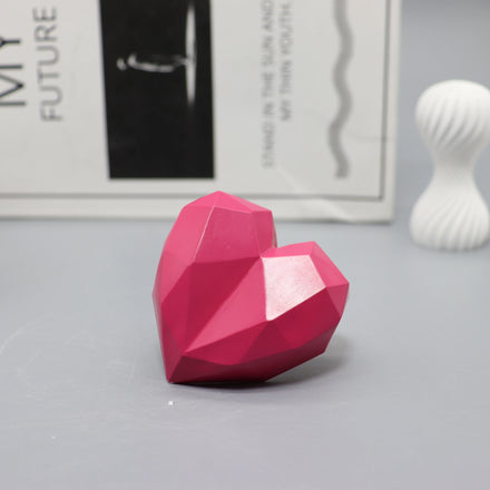 Wholesale Stocked Eco-Friendly Red Heart Shaped Gypsum Scented Stone Car Vent Air Conditioner Perfume Fragrance Air Fresheners