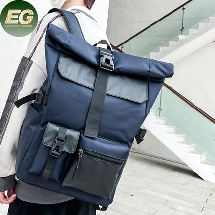 SA104 Wholesale Unisex Oxford Fashion Backpack Waterproof Zipper School Leisure Outdoor Student Logo Custom Sport Polyester