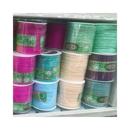0.8mm 1.0mm Nylon Beading String Macrame Thread Bracelet String Chinese Knot Thread for Braided Bracelet DIY Craft Jewelry Make