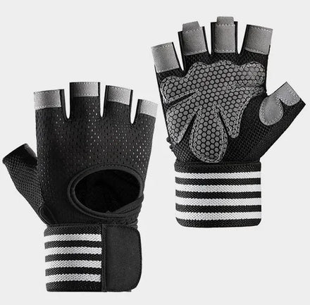 Ollas Half Finger Breathable Cycling Glove Bicycle Gloves Bike Anti Slip Shock Breathable Half Finger Gloves
