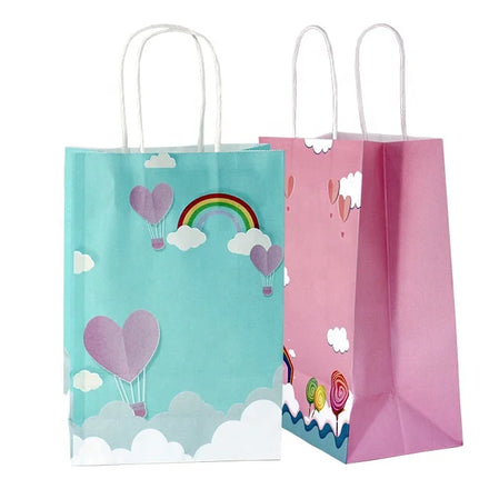 Wholesale Bio-degradable Recycled Kraft Paper Bags for Shopping Candle & Craft Use with Custom Printing