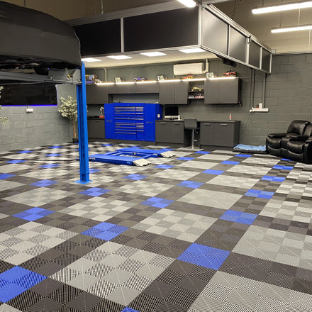 Outdoor and Indoor Garage Floor Protection Modular Diamond Garage Flooring for Workshop Gym Showroom Manufacturer China