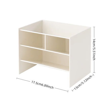 Modern Simple Style Large Capacity Plastic Desktop Stationery Storage Rack Square Inclined Insert Pen Holder Storage Box