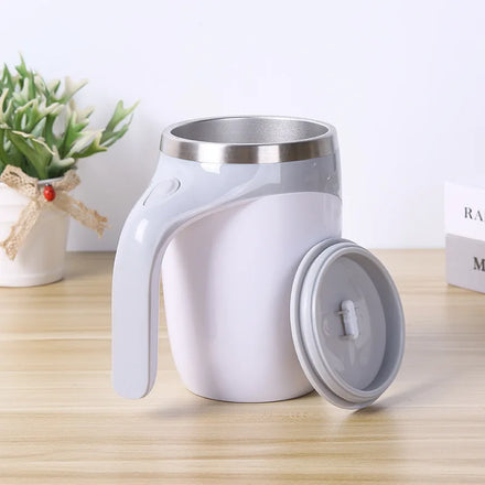 Automatic Mixing Cup USB Charging Stainless Steel Electric Coffee Cup Magnetic Milk Cup