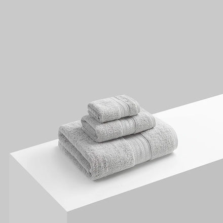 Custom Printed Solid Color Spa Towel Set Cotton Lint-Free Soft Absorbent Eco-Friendly Bathroom Towels for Home Use