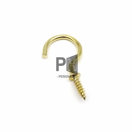 Golden Picture Photo Frame Lamp Light Cabinet Plant Curtain Net Wire O L C Cup Hook Clasp Eye Bolt Eyebolt Screw Hanger Bolt