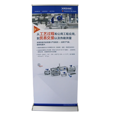 Best New Outdoor Aluminum Retractable Pop up Banner Stand-Portable Lightweight for Trade Shows
