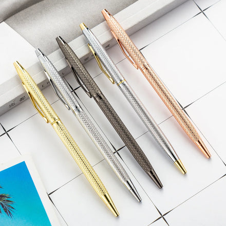 Office Business Printing Logo Advertising Gel Signature Custom Metal Ballpoint Pen Ball