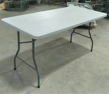 Hot Sale 5 ft 6 ft 8ft Outdoor HDPE Table Folding Plastic Rectangular Table