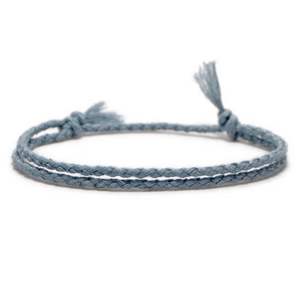 INS Style Fashion Jewelry Bracelets Antique Cotton and Linen Hand Woven Bracelets for Girls