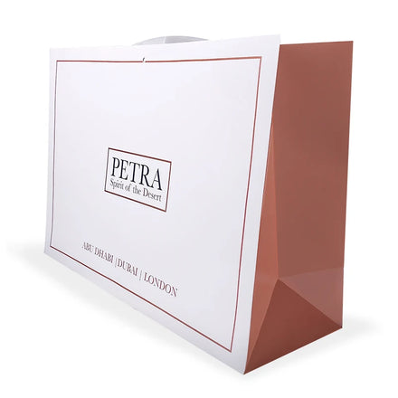 Custom Luxury Paperboard Bags with Embossing Recycled Materials Hand Length Handle Custom Logo for Clothing Socks Fur Packaging