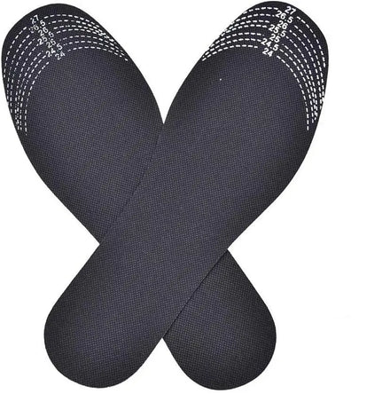 Adult Unisex Bamboo Charcoal Shoe Insoles Deodorant Cushion Foot Inserts Shoe Pads Comfort Thin Insoles Trimable