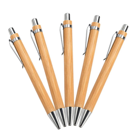 2024 Promotional Personalized Customized Bamboo Ball Pen Eco Friendly Engraved Bamboo Ballpoint Pen With Logo