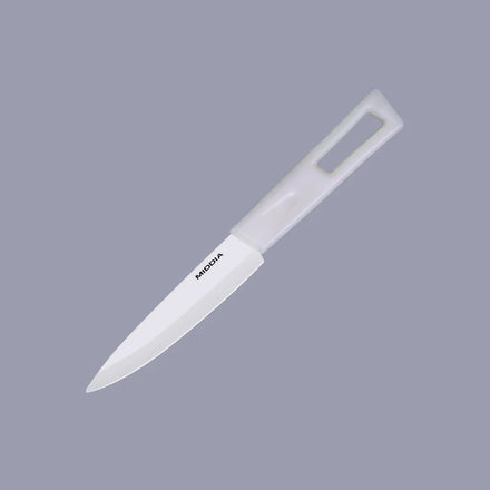 MIDDIA Ceramic Disposable 4 Inch Chef Knives Custom Logo Color with Plastic Handle OEM Fruit Paring Knife
