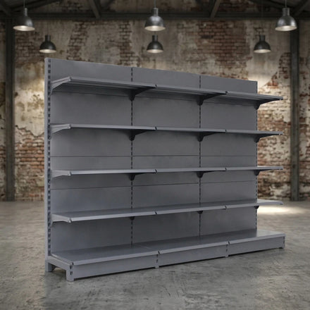 Factory Price Heavy Duty Metal Supermarket Wall Shelves & Display Racks Quick Installation for Grocery Stores Vegetable Racks