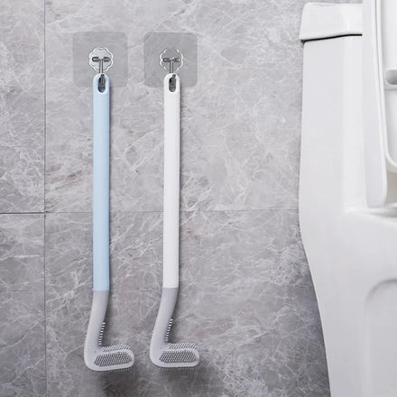 Silicone Golf Toilet Brushes with Holder Set Toilet Cleaning Brush Soft Bristles Bathroom Accessories Cleaning Tools