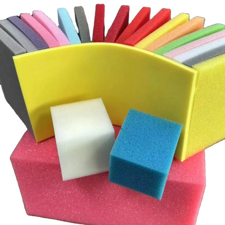 Wholesale DH Brand Custom Polyurethane Foam Cubes Colorful Trampoline Foam Pit Blocks 100pcs MOQ Custom Logo Packaging Printing