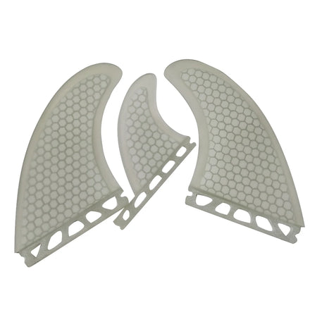 Wholesale Customized Honeycomb/Fiberglass Surfboard Fin T1 Size Tri Set Single Tab Fins