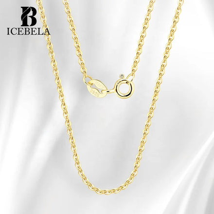 Wholesale 925 Sterling Silver Polished Chain Jewelry Gifts for Women Men DIY Rolo Paperclip Buckle Necklace Chains for Ladies