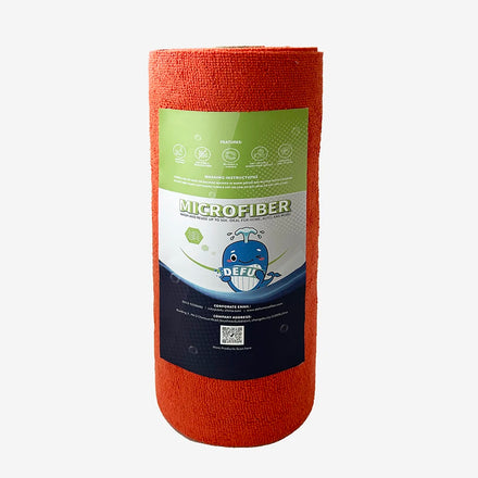 25x25cm Microfiber 20pcs Roll Tear Away Cloth Reusable and Absorbent for Car Kitchen Multipurpose Use Disposable Cleaning Cloths