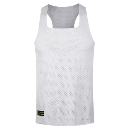 Vintage Knitted Breathable Sports Running Marathon Vest Tank Top Quick Dry Race Singlet