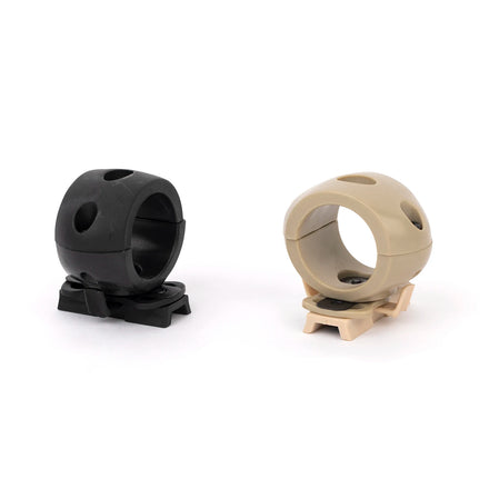 Helmet Flashlight Mount Clip Tactical Flashlight Clamp Adaptor for Fast Helmet Light Holder