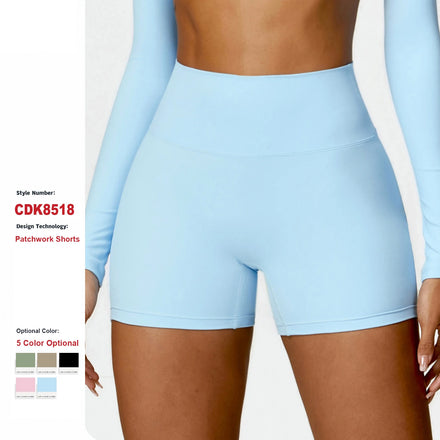 Women High Waist Tummy Control Butt Lifting Workout Gym Biker Scrunch Custom logo Yoga Shorts Wholesale Yoga Fitness Leggings