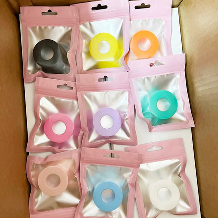 Eyelash Tape Sensitive Gel Lash Tape Wholesale Pink Blue Black Purple Multiple Colors Skin Silicone Gel Tape Eyelash Extensions