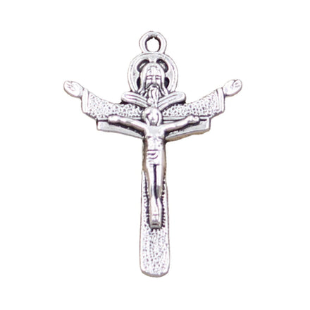Charms Cross Jesus 42x30mm Tibetan Silver Color Pendants Antique Jewelry Making DIY Handmade Craft