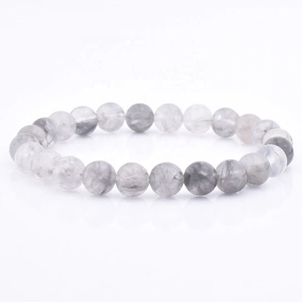 Handmade European Crystal Cloud Bead Bracelet Custom Design Agate Stone Jewelry for Couples Direct From India