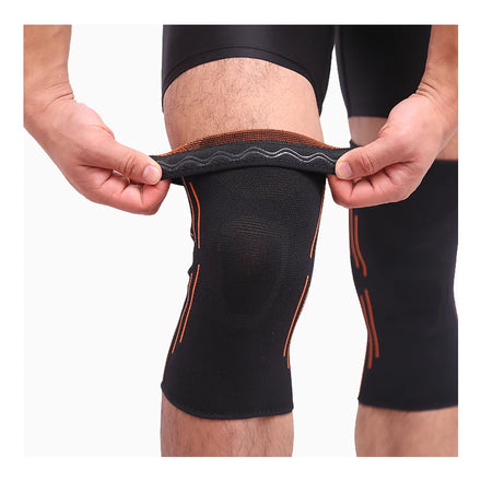 Aolikes Leg Support Silicone Padded Knee Braces Compression Support Sleeve for Knee Pads Genre