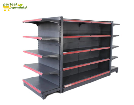 Customizable Heavy Duty Modern Metal Supermarket Shelves Rack and Display Systems for Shops in Various Sizes and Colors