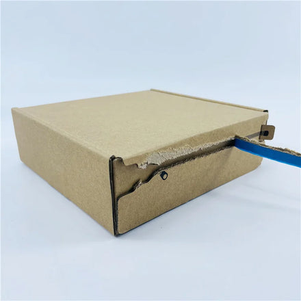 Recyclable Original Brown Kraft Paper Corrugated Cardboard Packaging Tear Strip Printed Self Sealing Mailer Shipping Gift Box