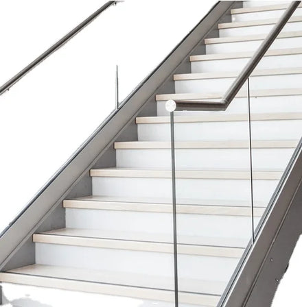 Reilbu Design for Modern Style Aluminum Stairs U Channel Glass Railing