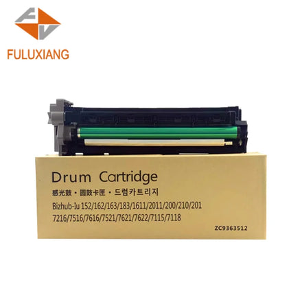 FULUXIANG Compatible DR114 Drum Unit for Konica Minolta Bizhub Di152/DI162/DI183/DI210 Full Cartridge with 18-Month Warranty