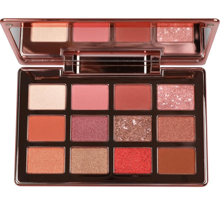 Luxury Dry Shimmer Waterproof Eyeshadow Powder Palette with Above 8 Colors Gold Finish for Dark Skin Tones