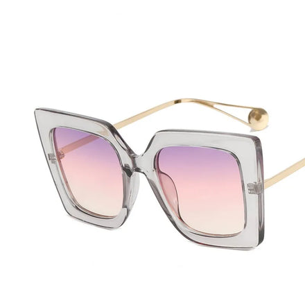 Hot Sale Oversized Blue Light Glasses Big Frame Fashion Computer Eyeglasses Anti Glare Eyestrain for Women