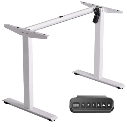 Anti-collision Single Motor Computer Standing Desk Office Electric Stand up Desk Sit Stand Desk Height Adjustable