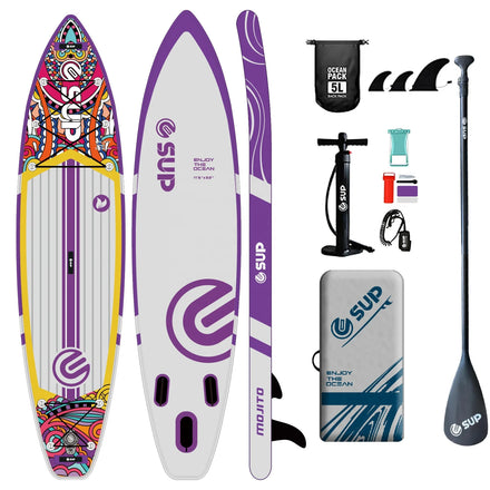 ESUP MOJITO 11'6 Inflatable Stand-Up Paddle Board Wave Surfing PVC/EVA/Drop Stitch 2-Year Warranty Lakes & Rivers