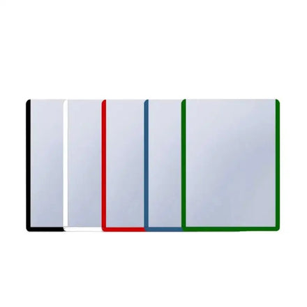 New 35PT Top Loader Clear Protective Trading Card Topload Holder Colored Border Top Loader