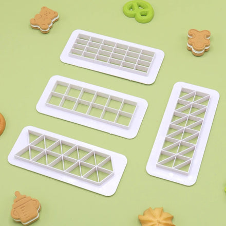 2024 New Cutting Die for Cookie Making Best Helper for Cookie Geometric Cutting Mold Different Christmas Cookie Cutter