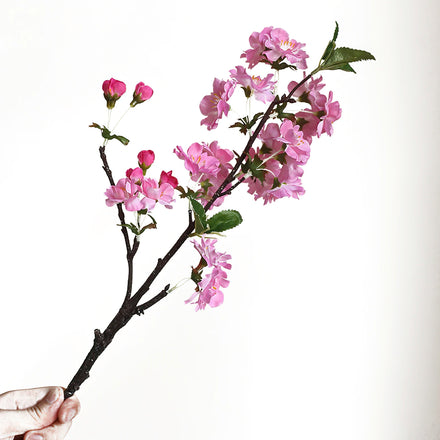 Low MOQ Artificial Flowers for Home Decor Peach Blossom Floral Arrangement Wedding Decor Faux Flowers DIY Arrangement Floral