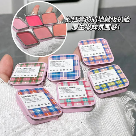 Makeup Box Facial Makeup Air Blush Rouge and Lasting Moisture Colors Stick Casual Set Box Lady's Face Beauty Makeup