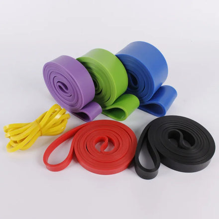 Coexistence Custom Logo Fitness Yoga Training Gym Voodoo Floss Stretch Elastic Exercise Latex Rubber Flat Resistance Band Rolls