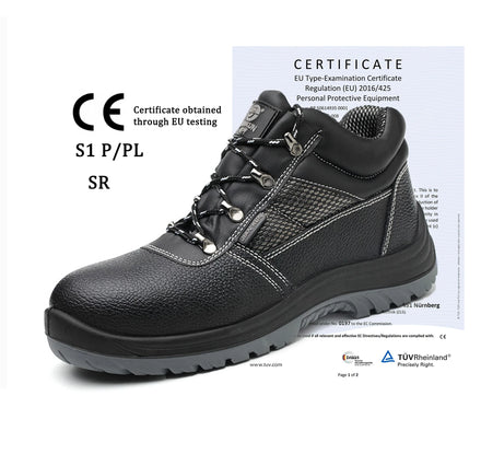 JIANKUN Unisex S3 Anti-smashing Steel Toe Anti-puncture Anti-static Stock Lots Safety Boots for Men and Women for Winter Factory