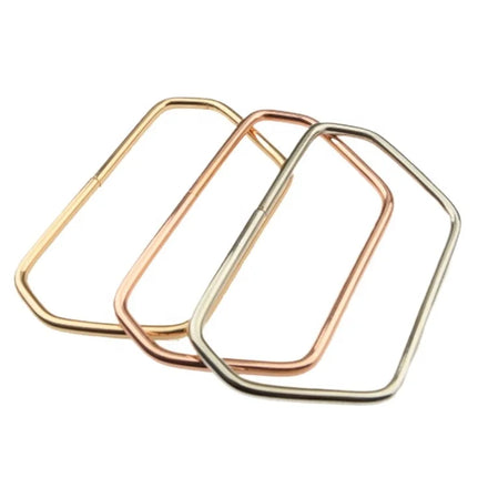 Light Gold Silver Rose Bag Handle Luggage Hardware Accessories Metal Iron Handle Accessories