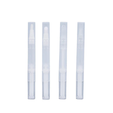 Cosmetic 2ml 5ml Makeup Lip Gloss Tube Teeth Whitening Container PEN Nail Gel Cuticle Oil Twist Pen with Brush