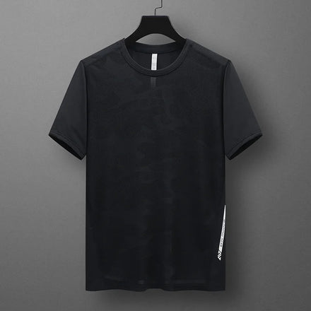 Lightweight Breathable Summer T Shirt Short T Shirt Short Fitness Sports Daily Shirt for Men